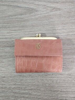 Vintage 60s LADY BUXTON Kiss Lock Wallet Alligator Leather Classic Grandma